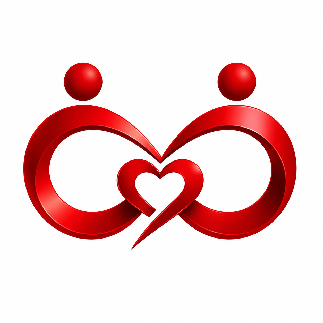 ROS™ logo — two figures joined by a heart in infinity